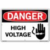 Vestil Sign, Danger, 18.5x12.5", Aluminum, .040, SI-D-57-D-AL-040 SI-D-57-D-AL-040